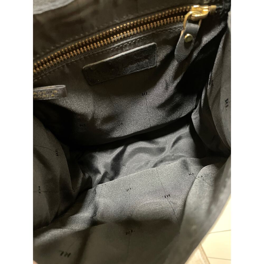 Ralph Lauren Suede Backpack with Gold Lock Vintage Rare - Picture 11 of 13